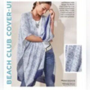 CAbi Beach Club Kimono Cover-Up One Size